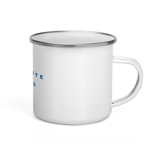 Infinite Brews Enamel Mug