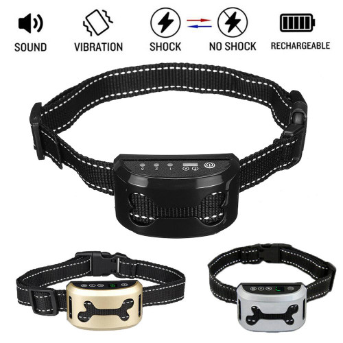 Anti-Bark Collar for Dogs - Ultrasonic Rechargeable Trainer