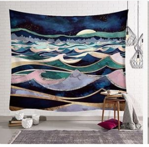 Nature Landscape Inspired Indoor Wall Art Tapestry