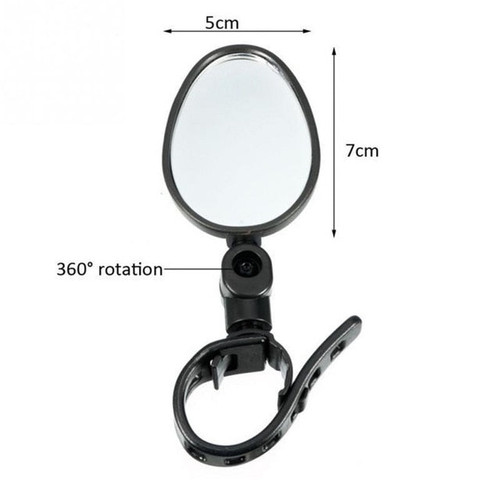 2Pcs Bicycle Mirror Wide Angle 360 degree