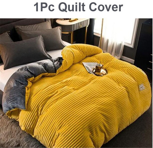 Luxury bedding sets home textile bed cover flat sheets queen king flannel comforter duvet cover coral fleece duvet cover sets