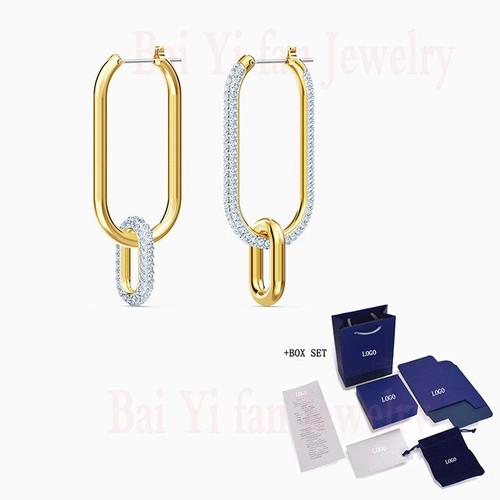 2020 Fashion SWA New TIME Set Modern Elements Buckle Decoration Golden Buckle Set Women Popular Romantic Jewelry Gifts