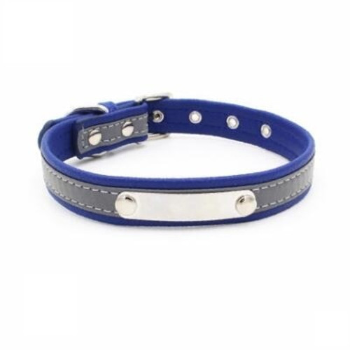 Reflective Leather Customized Cat Collar