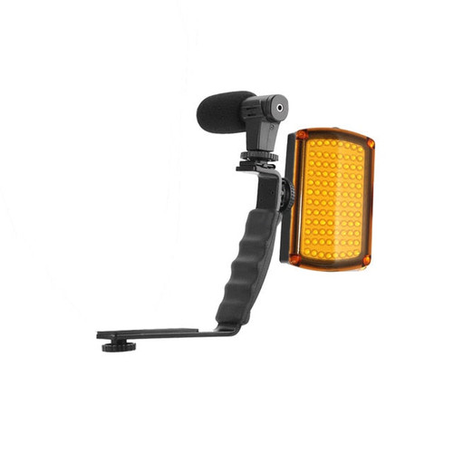 L Shaped Handle Holder  LED Video Light Mount