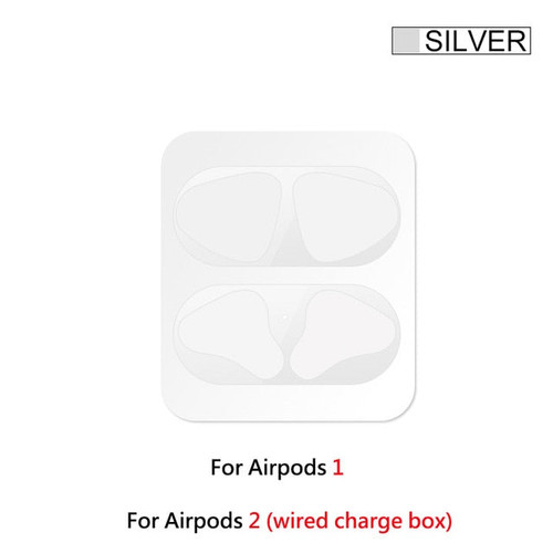 Metal Dust Guard for Apple AirPods 1 2 Case Cover Accessories Protection Sticker Skin Protecting Air Pods 2nd from Iron Shavings