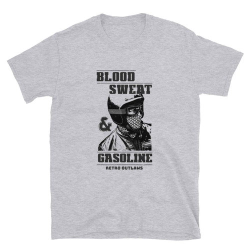 Motorcycle Blood Sweat and Gasoline Biker T-Shirt