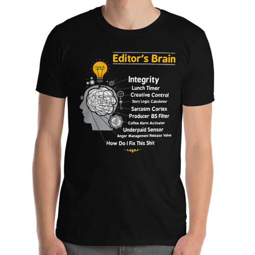 Editor's Brain Movie Video TV Editor T-Shirt