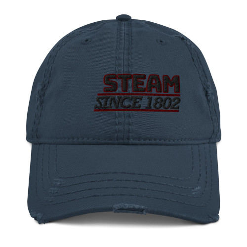 Railroad Locomotive Steam Baseball Cap, Railway Baseball Cap Hat