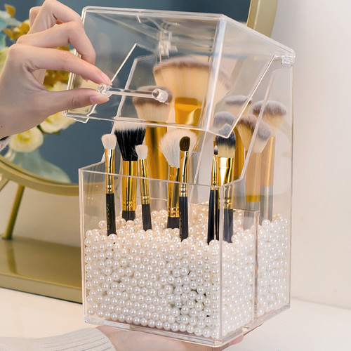 Makeup Organizer Cosmetic Holder Makeup Tools Storage Pearls Box