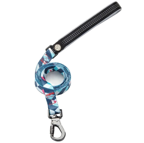 Snowbound Geometric Dog Leash