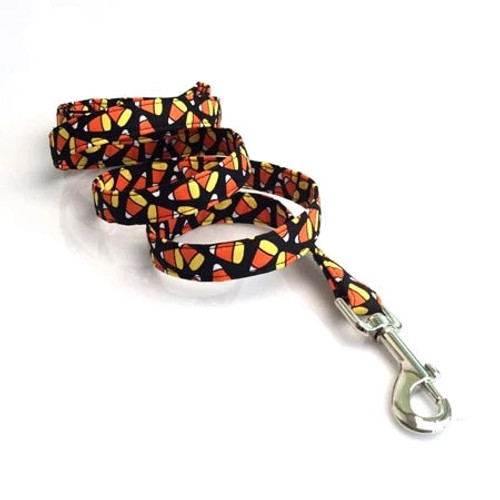 Candy Corn Cat & Dog Collar w/ Detachable Bow