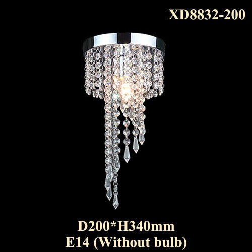 Modern Crystal Chandelier Light LED Lamp Lustre Chandeliers Lighting Hanging Ceiling Fixtures Pendant Luminaire For Living Room