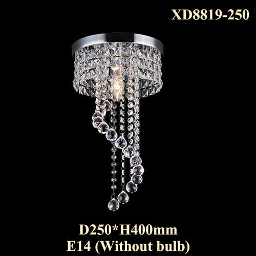 Modern Crystal Chandelier Light LED Lamp Lustre Chandeliers Lighting Hanging Ceiling Fixtures Pendant Luminaire For Living Room