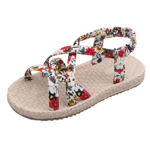 Toddler Girls Floral Print Sandals