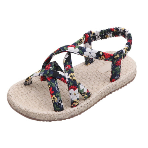 Toddler Girls Floral Print Sandals