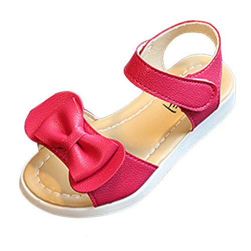 Toddler Girls Bowknot Roman Sandals