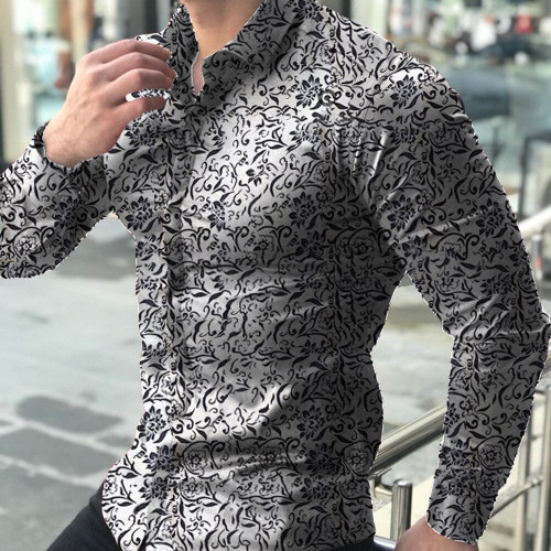 Men's Casual Printed Shirt