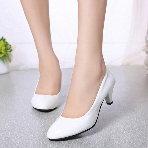 Female Pumps Nude Shallow Mouth Women Shoes