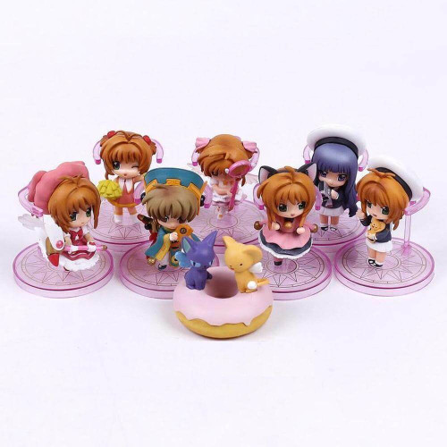 CardCaptor Sakura Anime Figures 8pc Set #JU1873