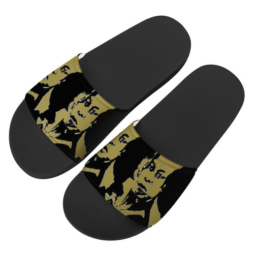Olanquan Black Slide Sandals Shoes