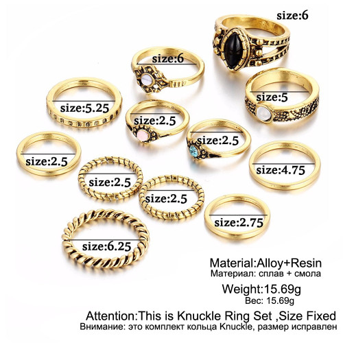 Vintage Knuckle Ring Set