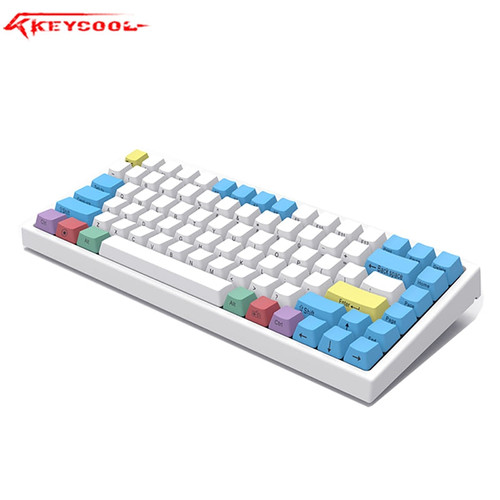 GAMING KEYBOARD - Keycool  84RGB Backlighting mechanical keyboard PBT keycap Gateron Hotswaple Switch laptop, wired keyboard.84gaming office