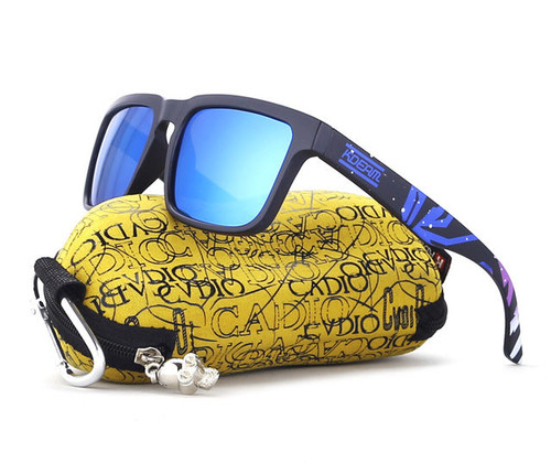 KDEAM Polarized Sunglasses Men Reflective Coating Square Sun Glasses Women Brand Designer UV400 KD901 Dropshipping