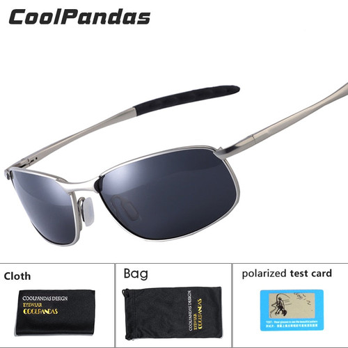 CoolPandas 2019 Polarized Sunglasses Men Brand Designer Small lens Sunglass Men's Driving Sun Glasses gafas oculos de sol UV400