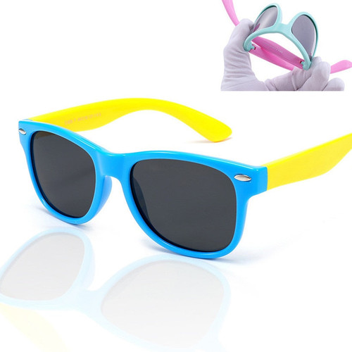 XojoX Kids Sunglasses Polarized Fashion Baby Sun Glasses Ultra-soft Silicone Safety Boys Girls Goggles Children Eyeglasses UV400