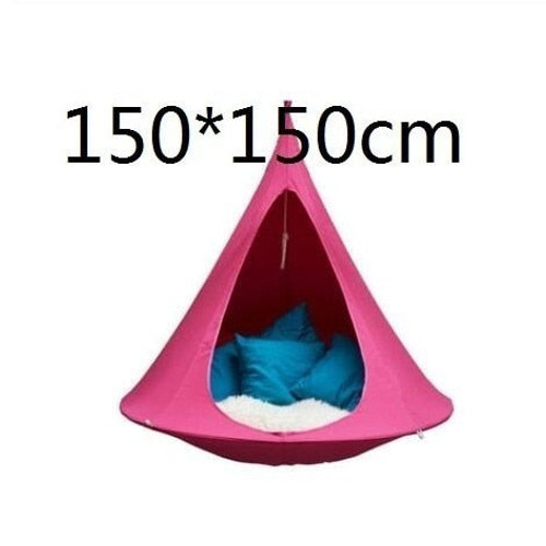 UFO Shape Teepee Tree Hanging Silkworm Cocoon Swing Chair For Kids & Adults Indoor Outdoor Hammock Tent Hamaca Patio Furniture