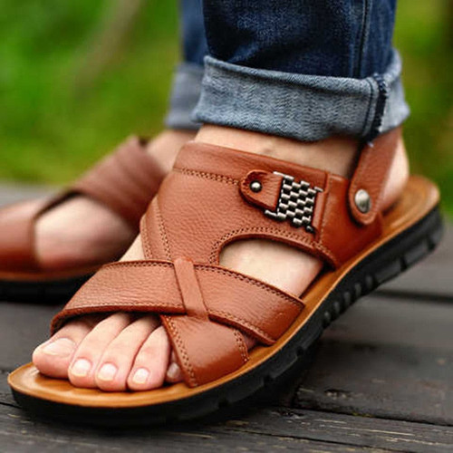 Fine Quality Genuine Leather Soft  Comfortable Walking Sandals