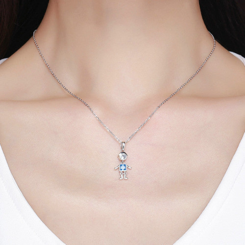 Cute Figure Cool Boy & Girl Pendant Necklaces