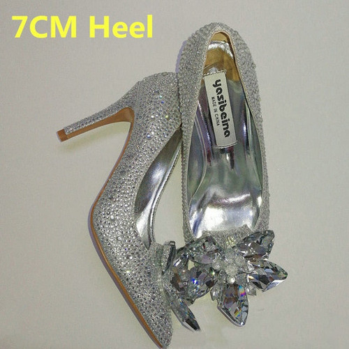 Rhinestone Wedding Heels (4 Options To Choose From)