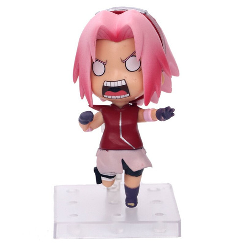 3pcs/Set Naruto Sakura Haruno Q Lovely Assembled Movable Figure PVC Action Collectible Model 10m