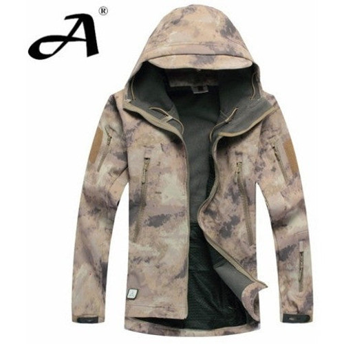 Army Camouflage Coat Military Jacket Waterproof Windbreaker Raincoat Hunting Clothes Army Jacket Men Outdoor Jackets And Coats