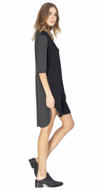 Gentle Fawn Taye Dress | Charcoal & Black