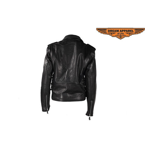 Mens Leather Motorcycle Jacket