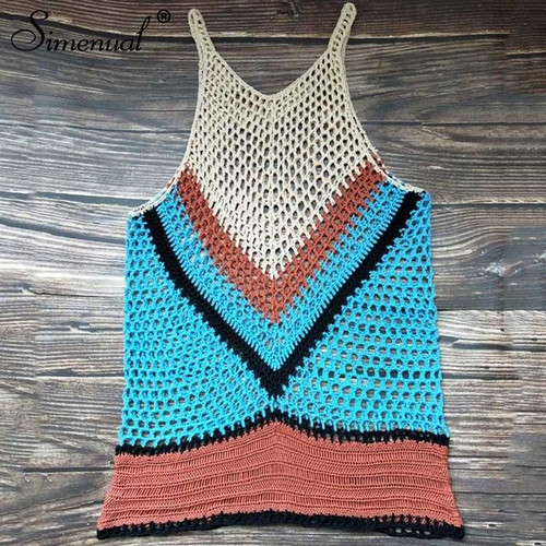 Handmade Crochet BOHO Vintage Mini Dress