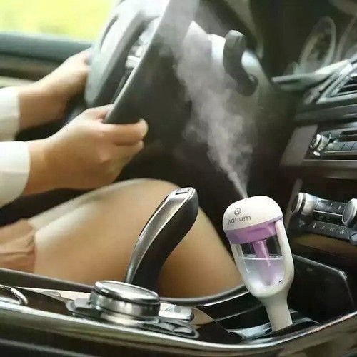 Car Air freshener & Humidifier With Essential Oil Diffuser