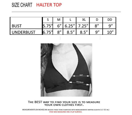 Women's Green Authentic True Timber Halter Top Only Bikini Swimwear