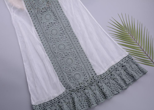 Sexy Summer Mesh Lace Cover Up Crochet Dress Chiffon Sarong Swimwear