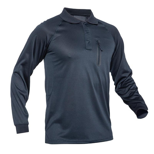 Men Polo Shirt Performance Tactical Long Sleeve Quick Dry Army Combat