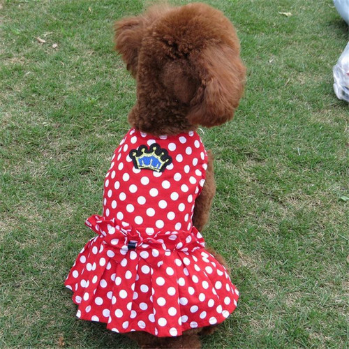 Small Dogs Dresses Lace Wedding Princess Skirt