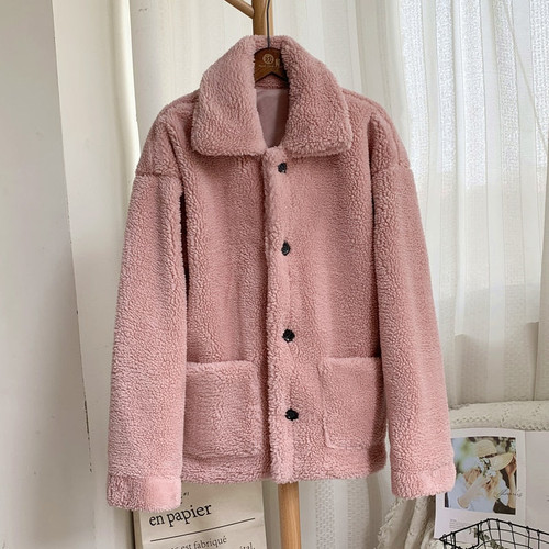 Thicken Warm Teddy Fur Jacket Coat Casual Fashion