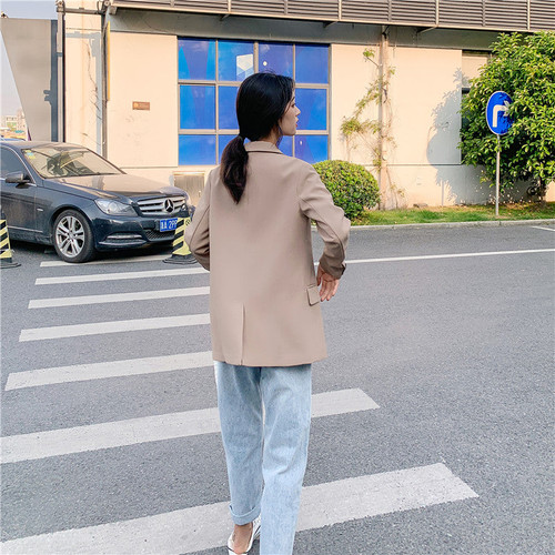 Chic Solid Casual Blazer Jacket Office