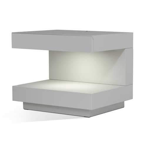 Modern Grey Nightstand