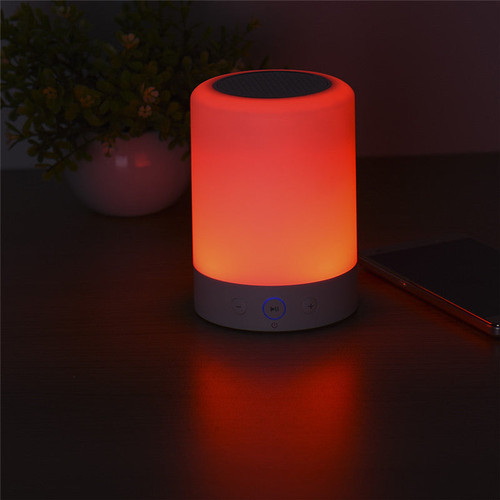 Portable LED Touch Lamp With Bluetooth Speaker