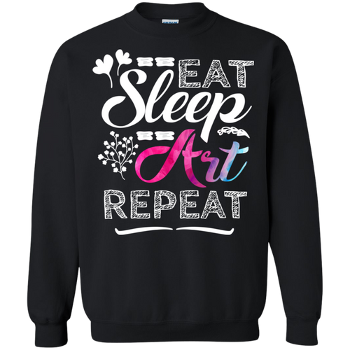 Eat Sleep Art Repeart Tshirt