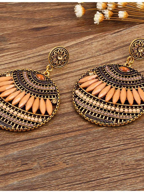 4 Colors Fashion Bohemia Hollow Earrings