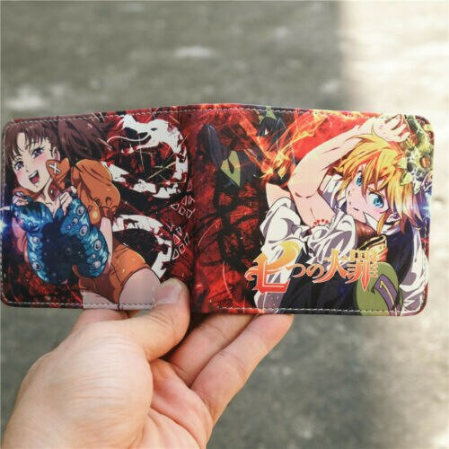 The Seven Deadly Sins PU leather wallet with ID card holder short Bi-Fold Purse